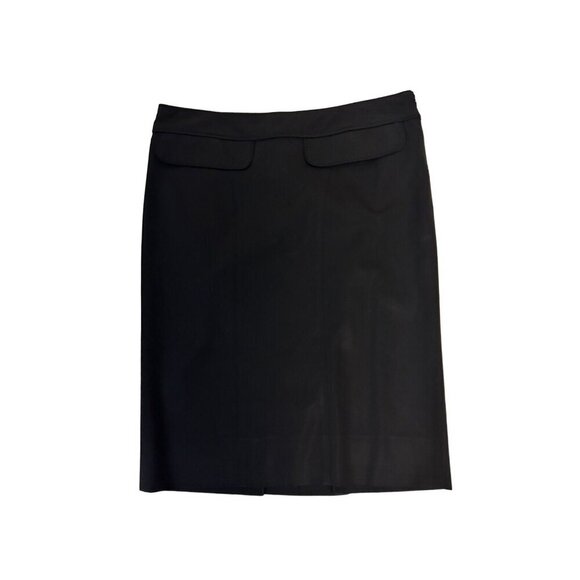 Burberry London Black Knee-Length Women's Skirt US Size 6 - Picture 3 of 6